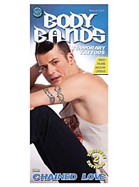 Body Bands Chains Temporary Tattoos