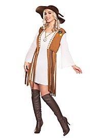 Boho Hippie Kjole Kostume