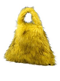 Bolso De Peluche Amarillo