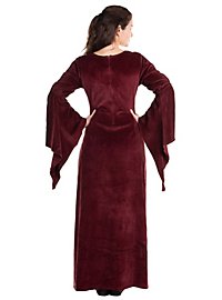 Bordeauxrotes Vampirkleid