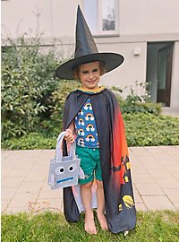 Borsa di Halloween per dolcetto o scherzetto con pipistrello