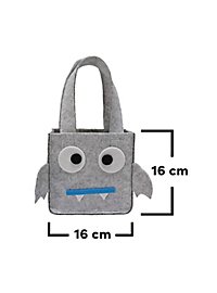 Borsa di Halloween per dolcetto o scherzetto con pipistrello