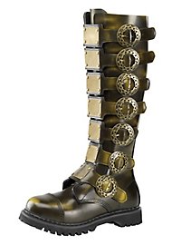 Bottes steampunk Deluxe bronze pour homme