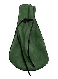 Bourse en cuir vert