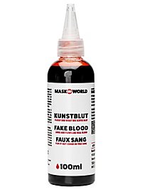 Bouteille de faux sang avec pointe de dosage 30 ml / 50 ml / 100 ml