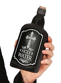 Bouteille d'eau bénite noire