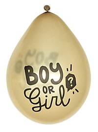 Boy or Girl ballonnen 6 stuks
