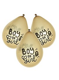 Boy or Girl ballonnen 6 stuks