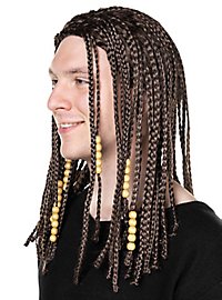 Braids avec perles - Perruque de coiffure tressée