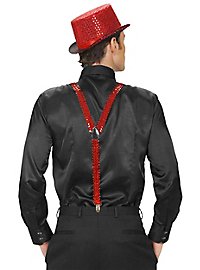 Bretels Pailletten Rood