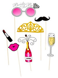 Bridal shower photo sticks