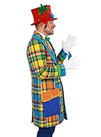 Brightly colored checkered clown jacket for men