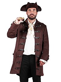 Brown pirate coat for men