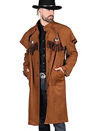 Brown western coat for men