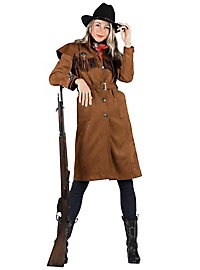 Brown western coat for women