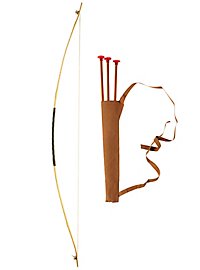 Bue Af Træ Med Fem Plastikpile