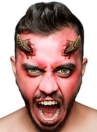 Buede Dæmonhorn Latex Applikation