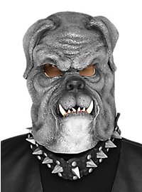 Bulldogge Maske grau