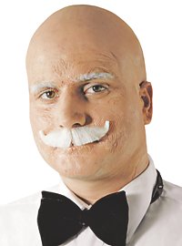 Calvitie de théâtre - Application en latex à coller