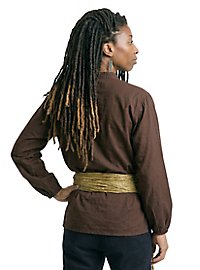 Camicia medievale - bracciante marrone