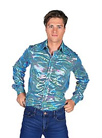 Camisa Disco Turquesa