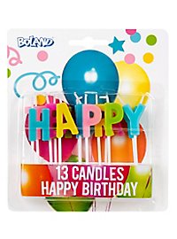 Candele di buon compleanno