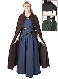 Capa Medieval Con Capucha, Corta - Gordion