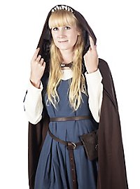 Capa Medieval Con Capucha, Corta - Gordion