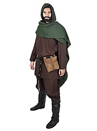 Capa Medieval Con Capucha, Corta - Gordion