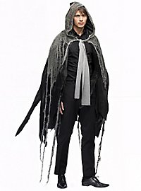 Cape gothique gris et noir