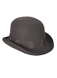 Cappello a bombetta grigio