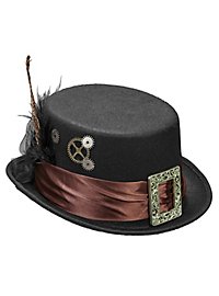 Cappello a cilindro basso steampunk