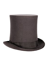 Cappello a cilindro extra alto grigio