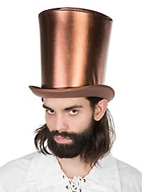 Cappello a cilindro Steampunk color rame
