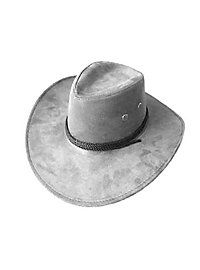 Cappello da cowboy grigio