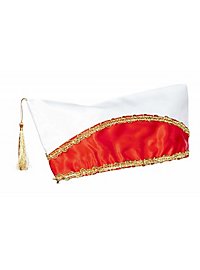Cappello da matto rosso e bianco