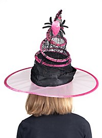 Cappello da strega a LED rosa