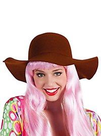 Cappello floscio marrone