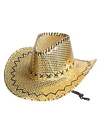 Cappello western con paillettes