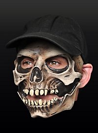 Casquette crâne Demi-masque en latex