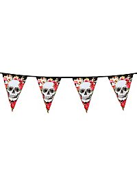 Catena di gagliardetti Dia de los Muertos 6 metri