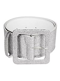 Ceinture pailletée argent