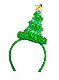 Cerchietto per capelli con albero di Natale
