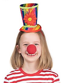 Cerchietto per capelli con cappello da clown