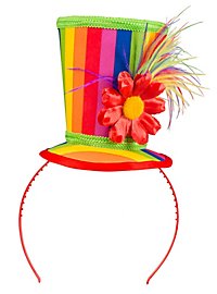 Cerchietto per capelli con cappello da clown