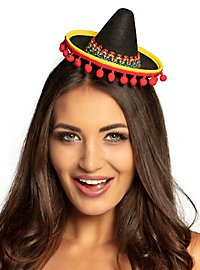 Cerchietto per capelli con sombrero