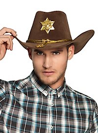 Chapeau de shérif marron