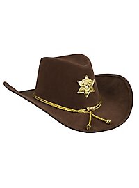 Chapeau de shérif marron