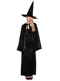 Chapeau de sorcière & cape set noir