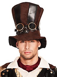 Chapeau haut-de-forme de cocher steampunk